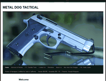 Tablet Screenshot of metaldogtactical.com